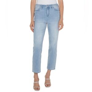 Liverpool Women's Light Wash Straight Leg Jeans
